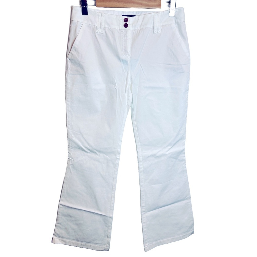 NWT Boden Coastal Style White‎ Flare Wide Leg Jeans 12